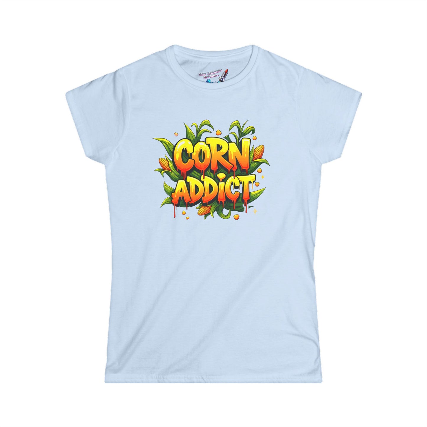 ‘Corn Addict’ Women's Graphic T-Shirt
