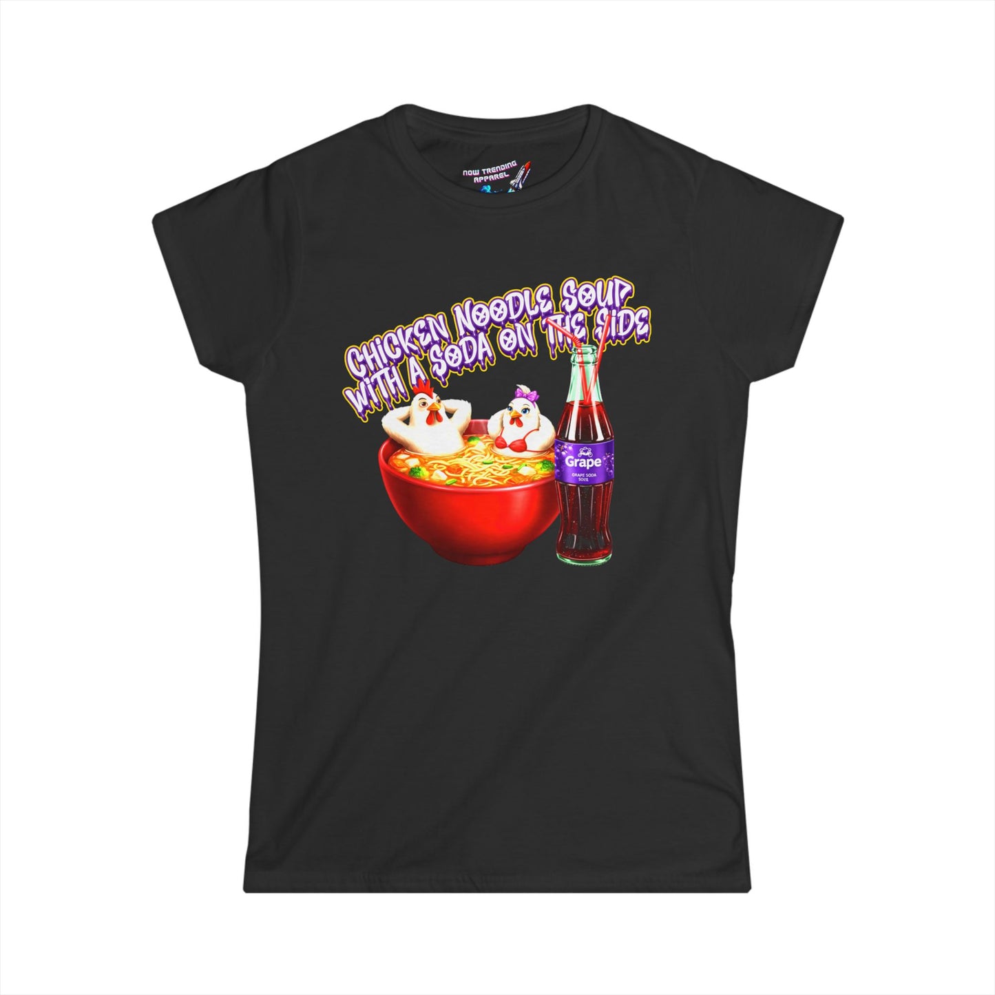 ‘Chicken Noodle’ Women's Graphic T-Shirt