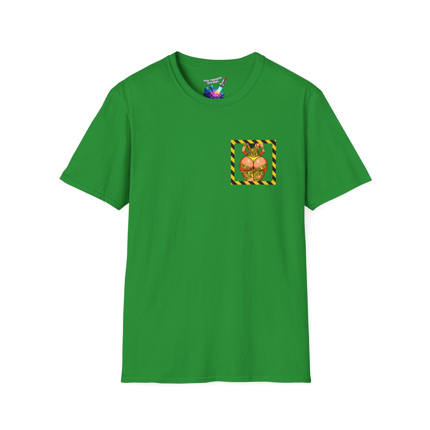 'Be Cautious' Unisex Double-Sided Graphic T-Shirt