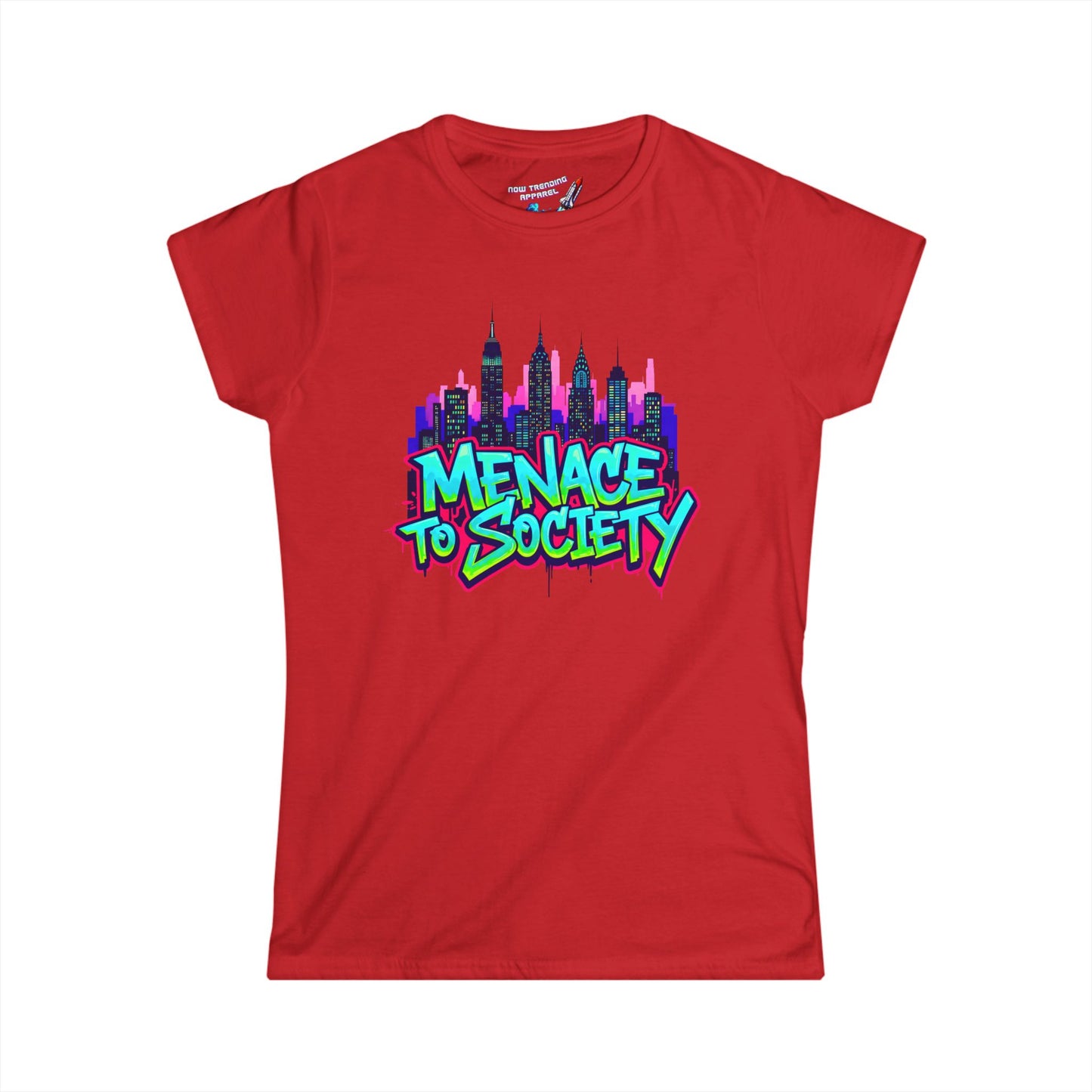 'Menace to Society' Women's Graphic T-Shirt