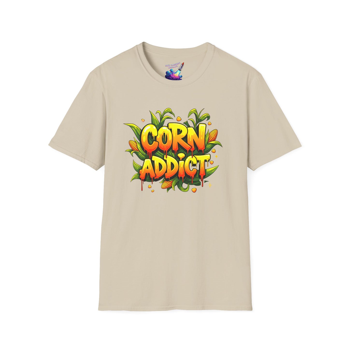 ‘Corn Addict’ Unisex Graphic T-Shirt