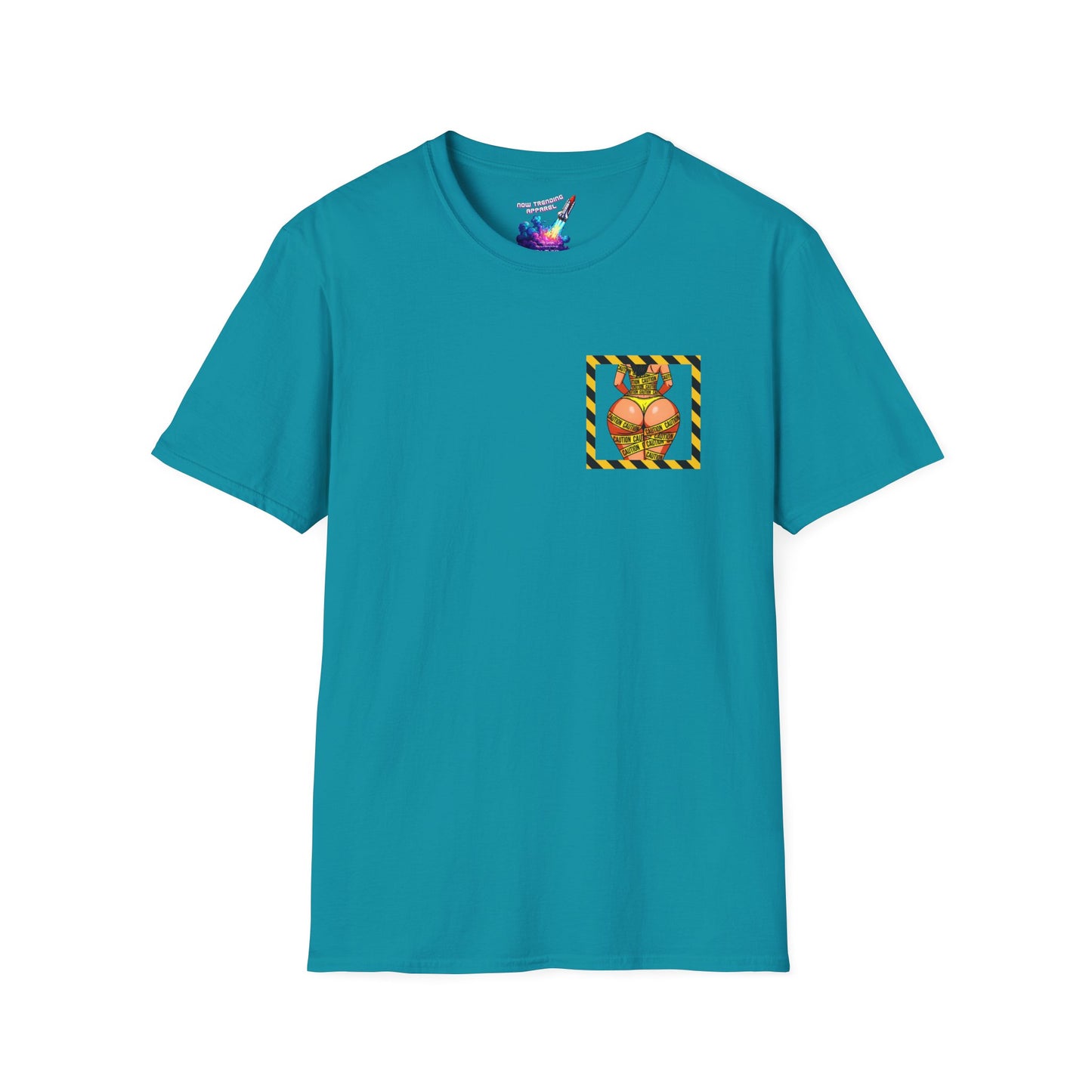 'Be Cautious' Unisex Double-Sided Graphic T-Shirt