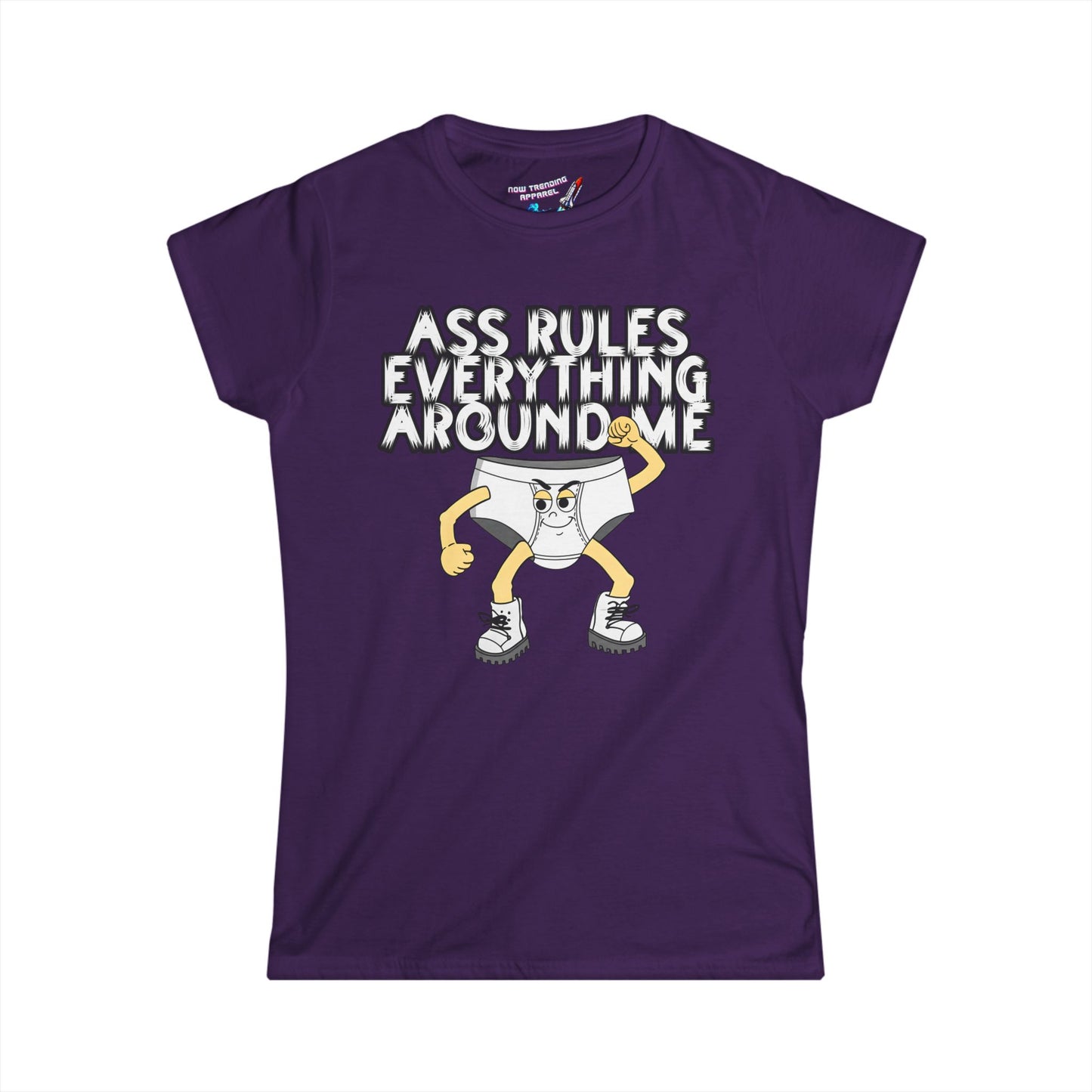 'Ass Rules Everything' Women's Graphic T-Shirt