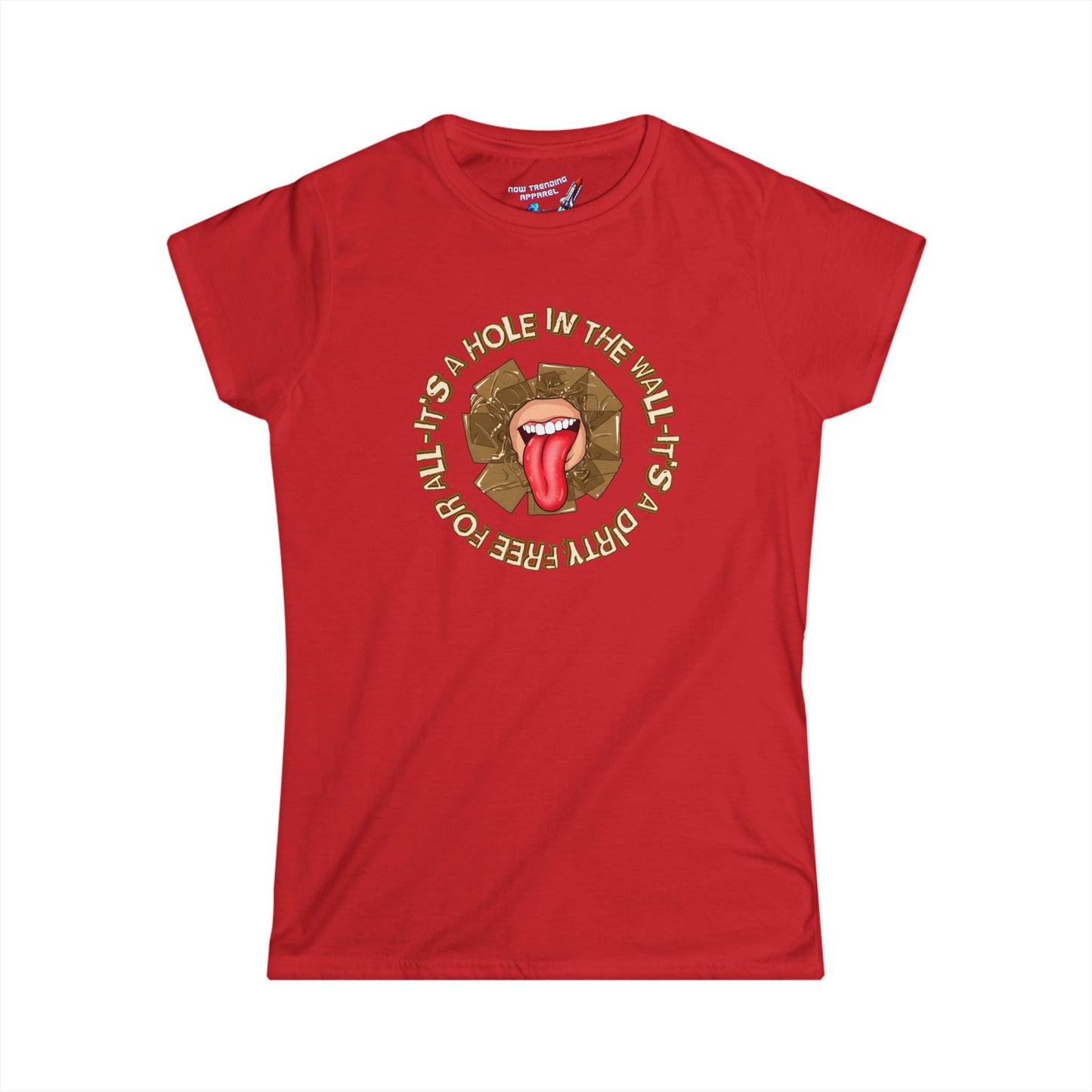 'Hole in the Wall' Women's Graphic T-Shirt