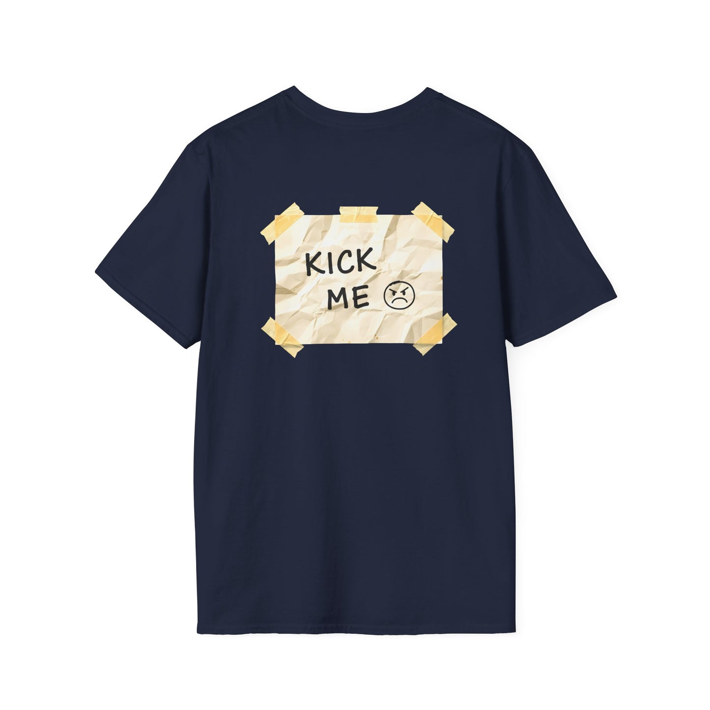 'Kick Me' Unisex Double-Sided Graphic T-Shirt