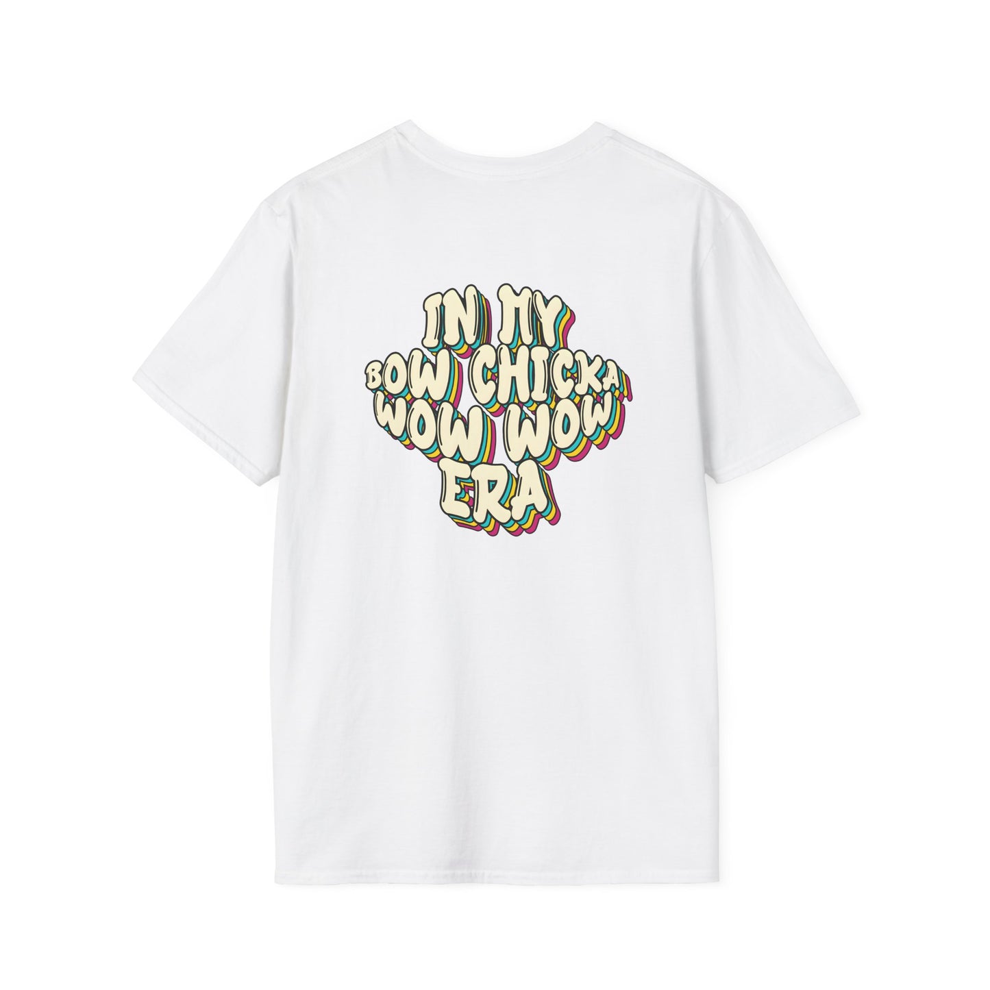 ‘Bow Chicka Wow Wow Era’ Unisex Double-Sided Graphic T-Shirt
