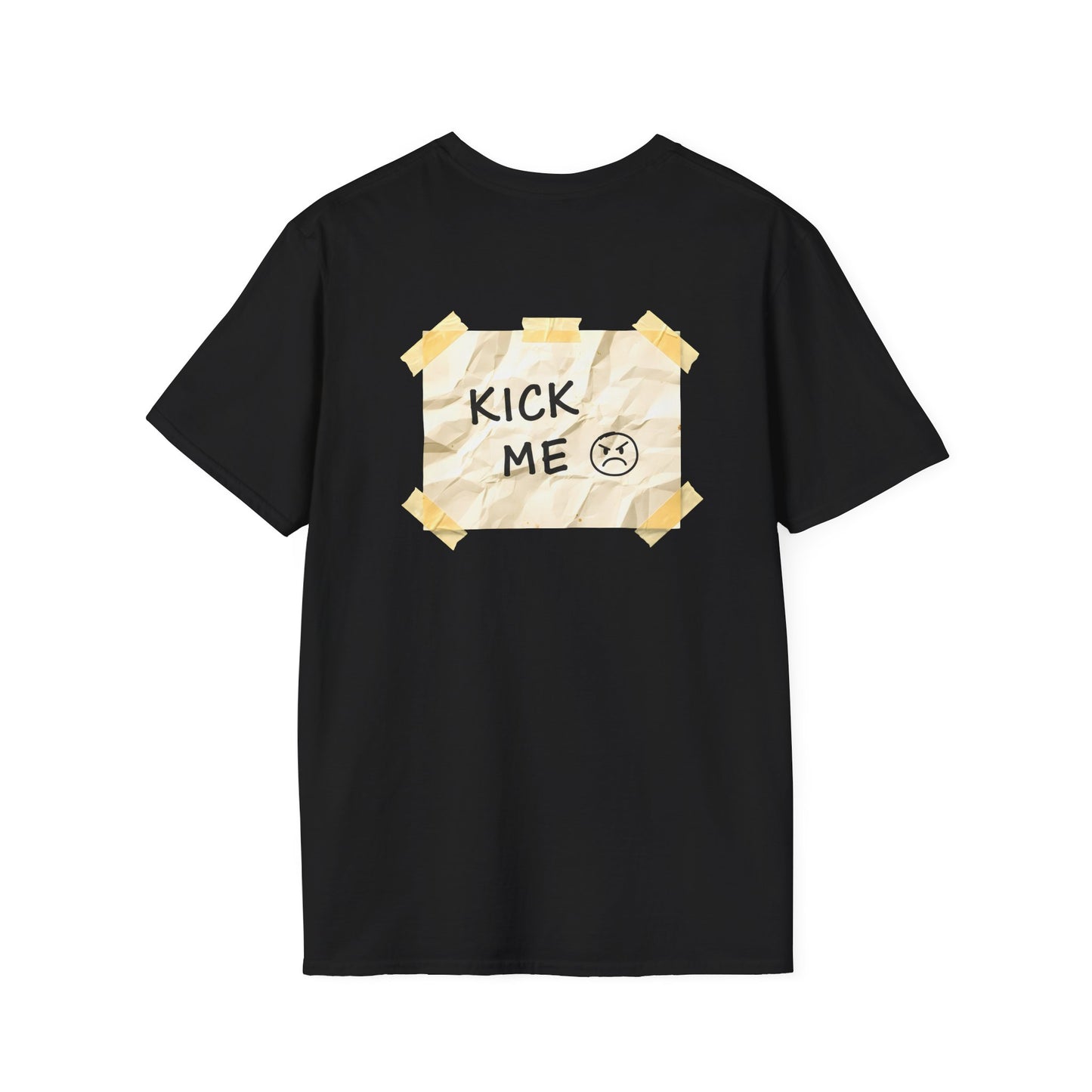 'Kick Me' Unisex Double-Sided Graphic T-Shirt