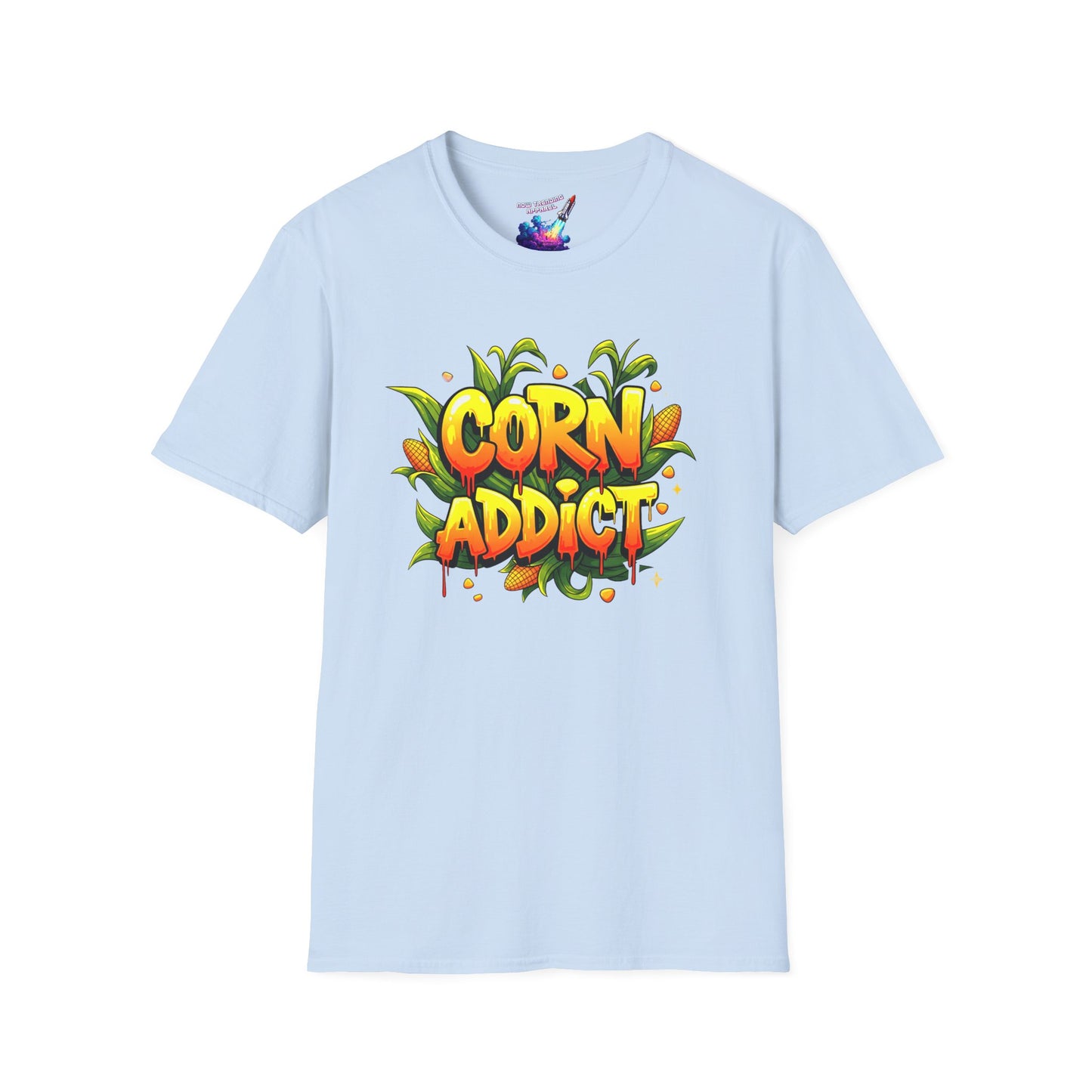 ‘Corn Addict’ Unisex Graphic T-Shirt