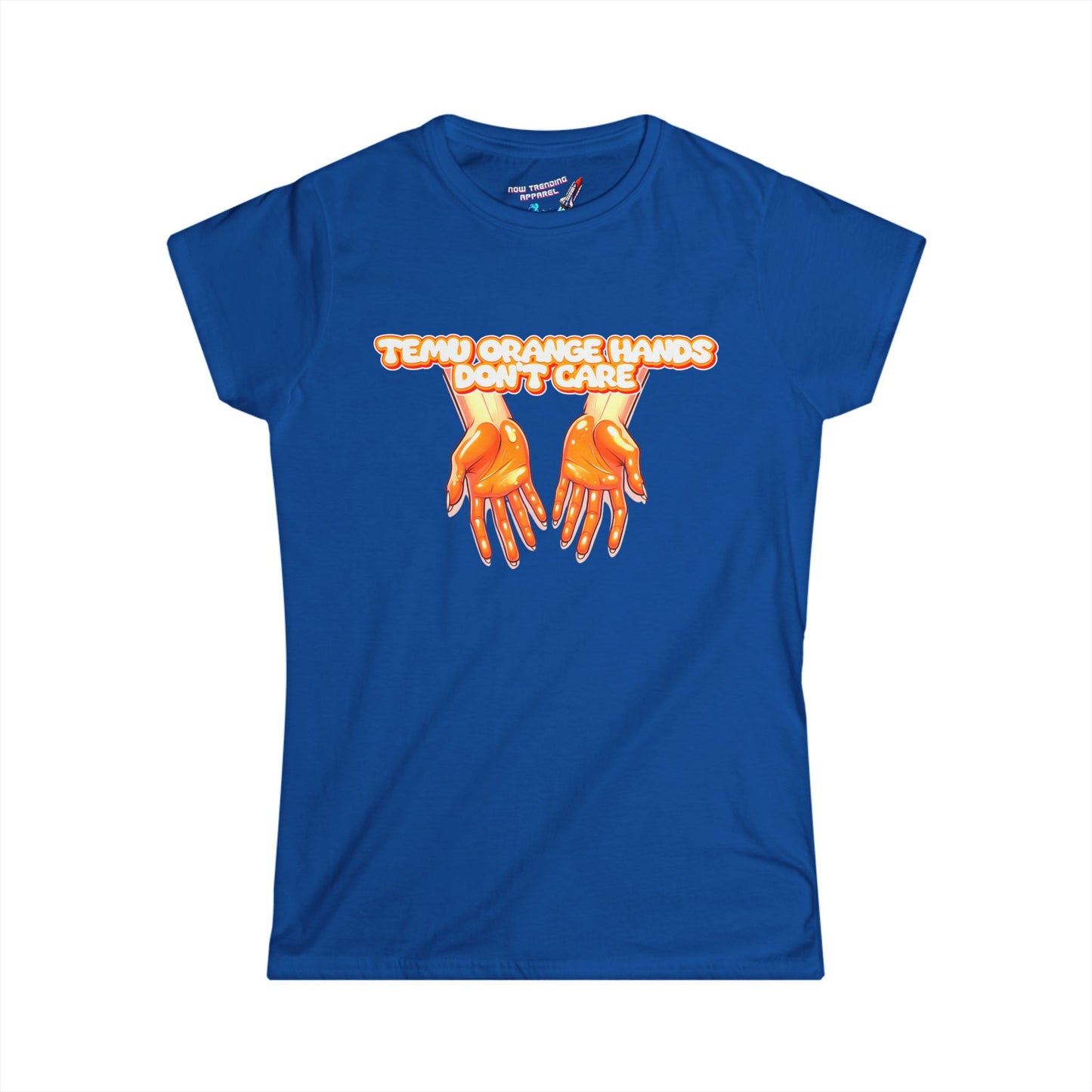 'Temu Orange Hands' Women's Graphic T-Shirt