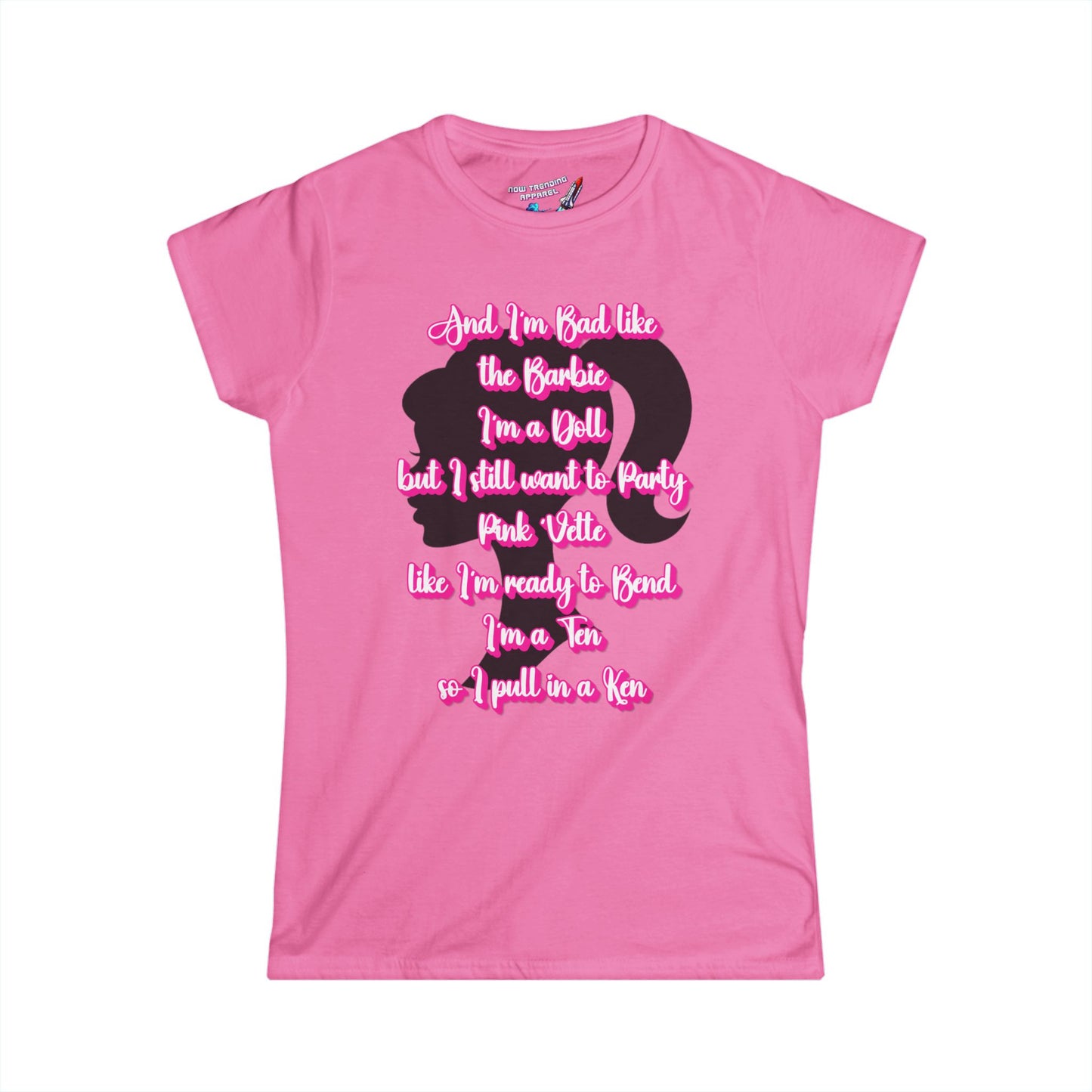 'Bad Like Barbie' Women's Graphic T-shirt