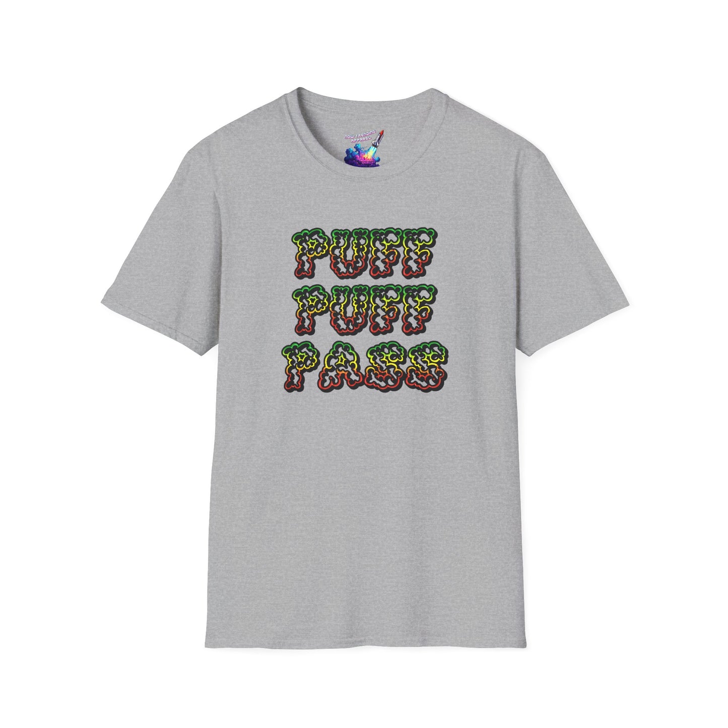 ‘PUFF PUFF PASS’ Unisex Graphic T-Shirt