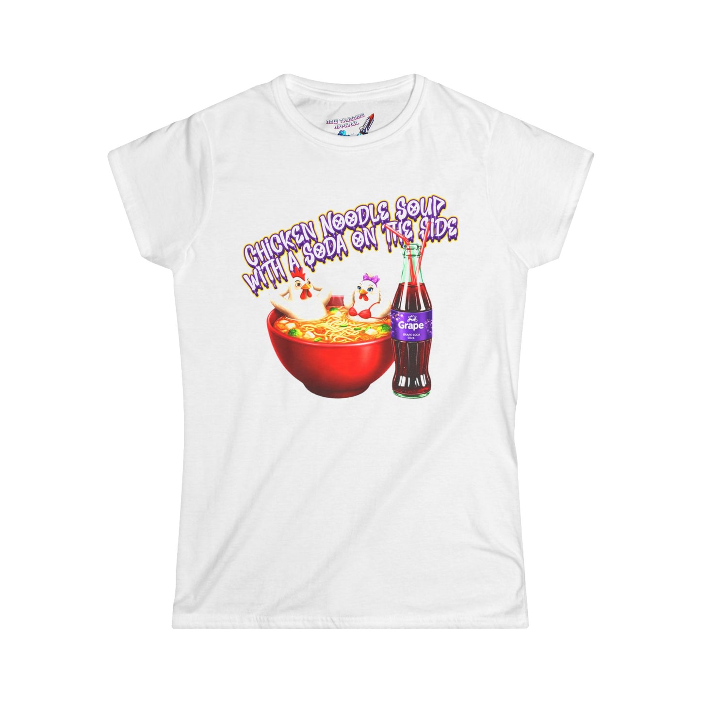 ‘Chicken Noodle’ Women's Graphic T-Shirt