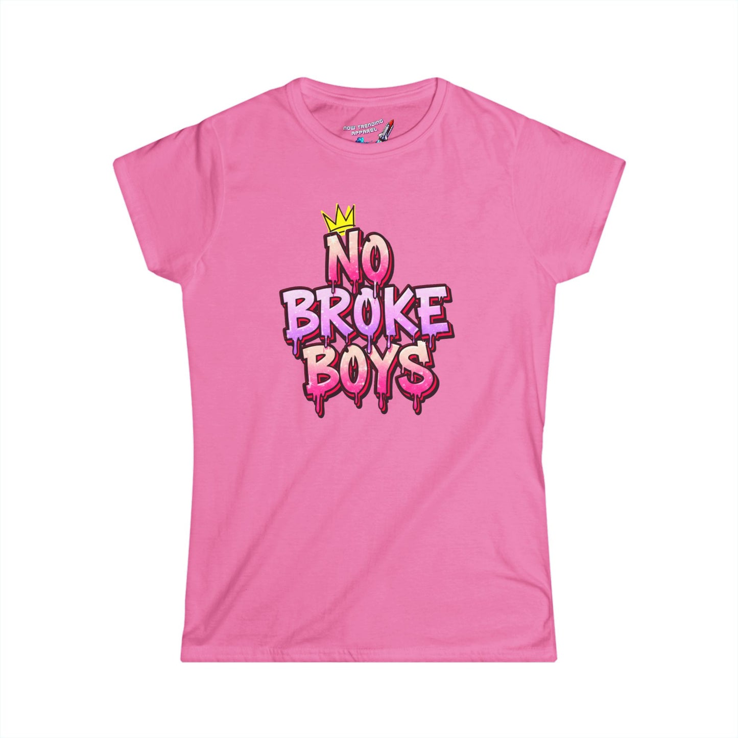 ‘No Broke Boys’ Women's Graphic T-Shirt