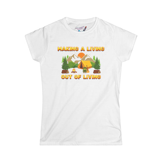 'Making a Living' Women's Graphic T-Shirt