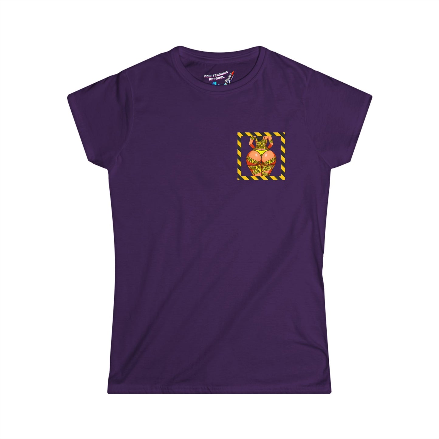 ‘Be Cautious’ Women's Double-Sided Graphic T-Shirt