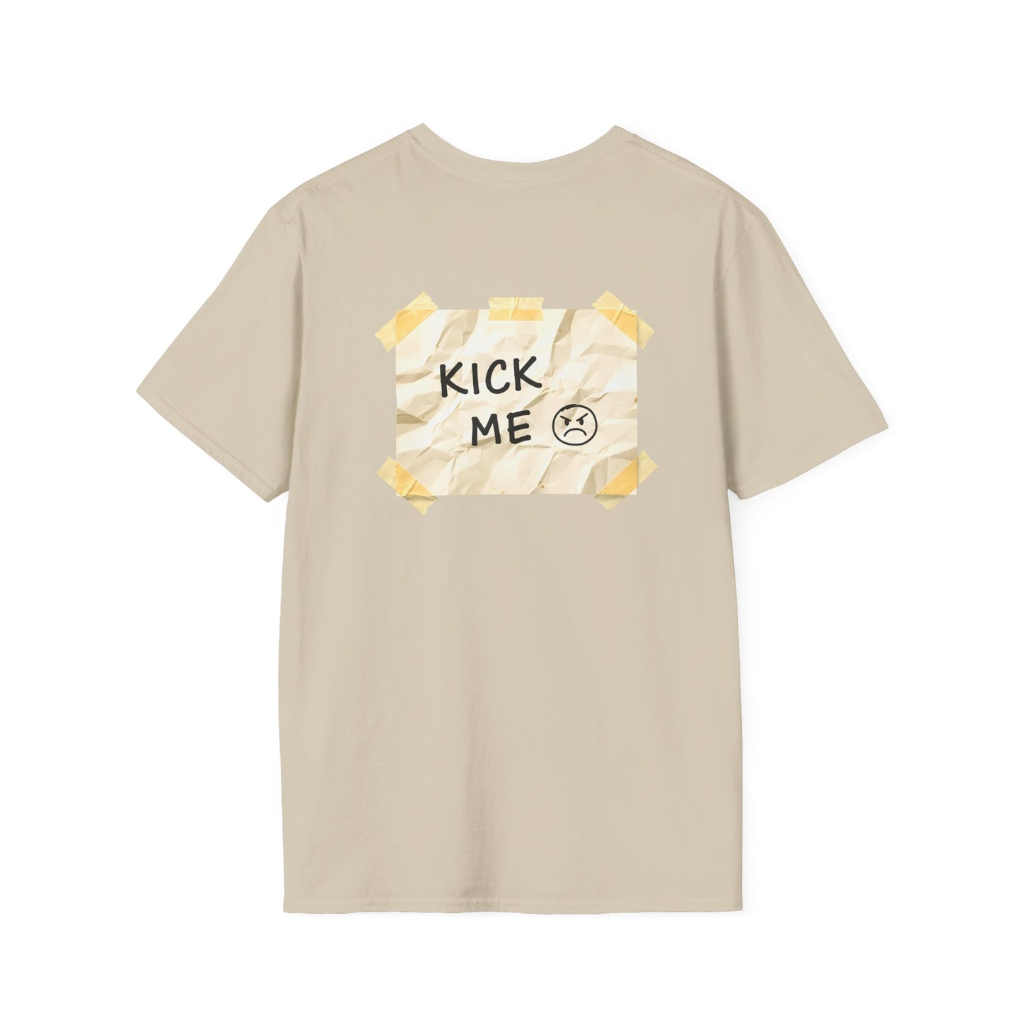 'Kick Me' Unisex Double-Sided Graphic T-Shirt