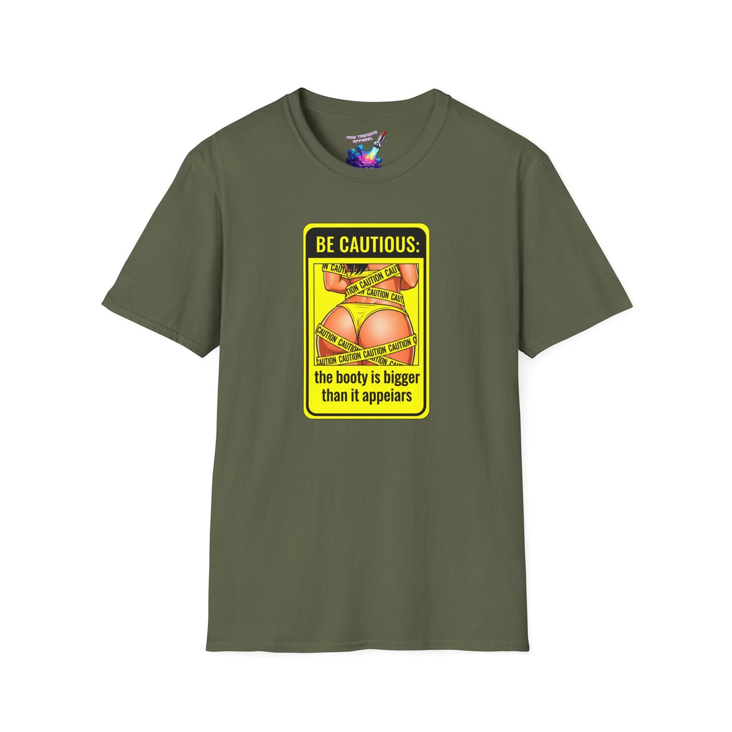 'Be Cautious' Unisex Graphic T-Shirt