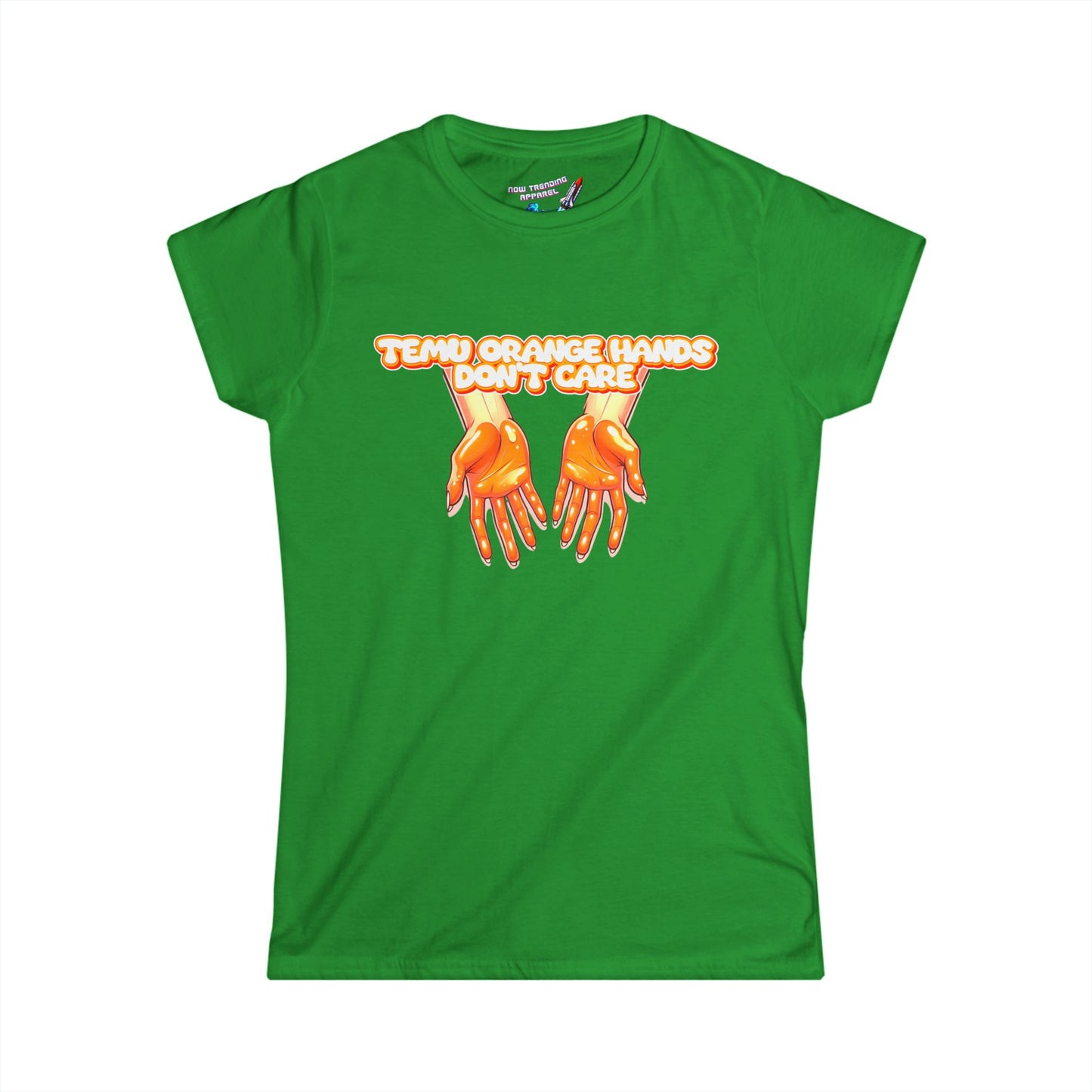'Temu Orange Hands' Women's Graphic T-Shirt