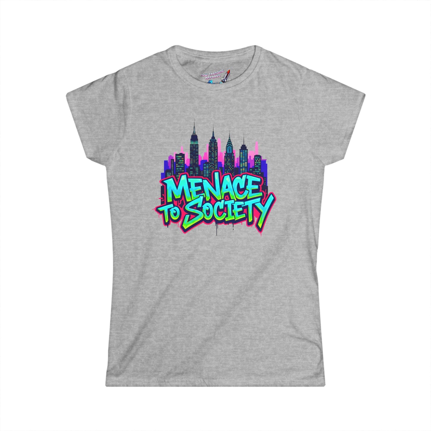 'Menace to Society' Women's Graphic T-Shirt