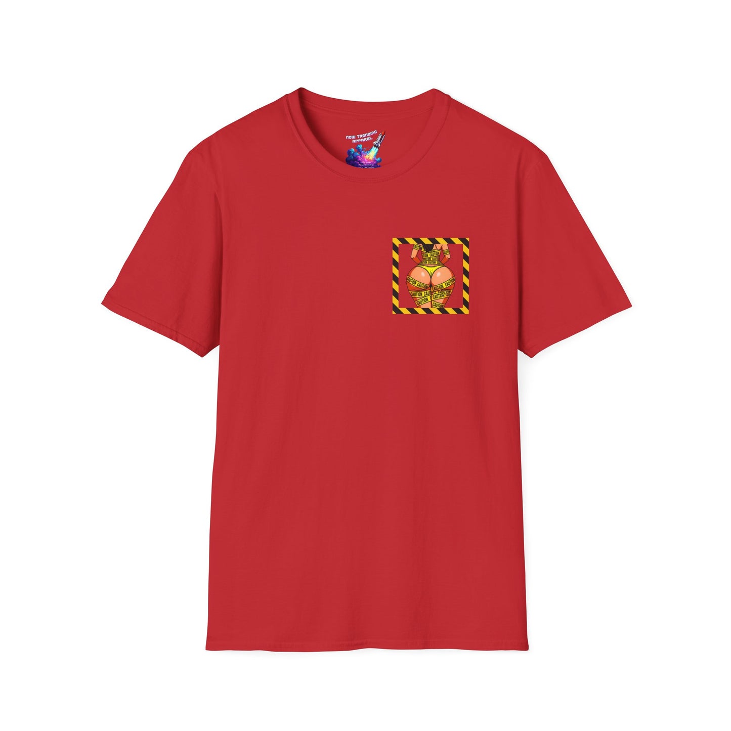 'Be Cautious' Unisex Double-Sided Graphic T-Shirt