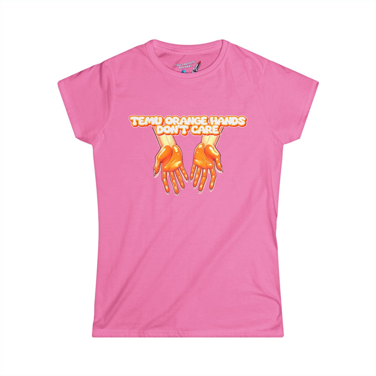'Temu Orange Hands' Women's Graphic T-Shirt