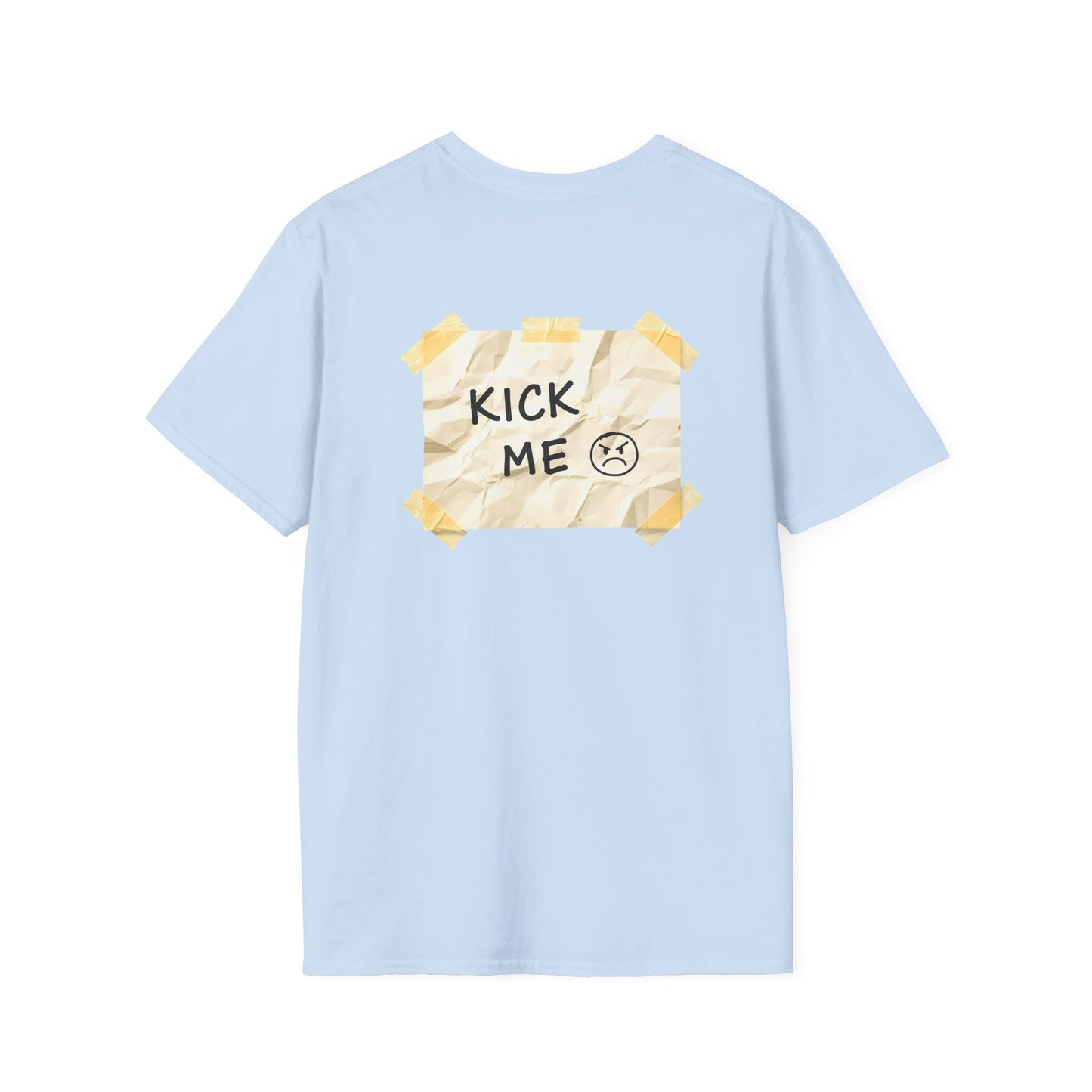 'Kick Me' Unisex Double-Sided Graphic T-Shirt