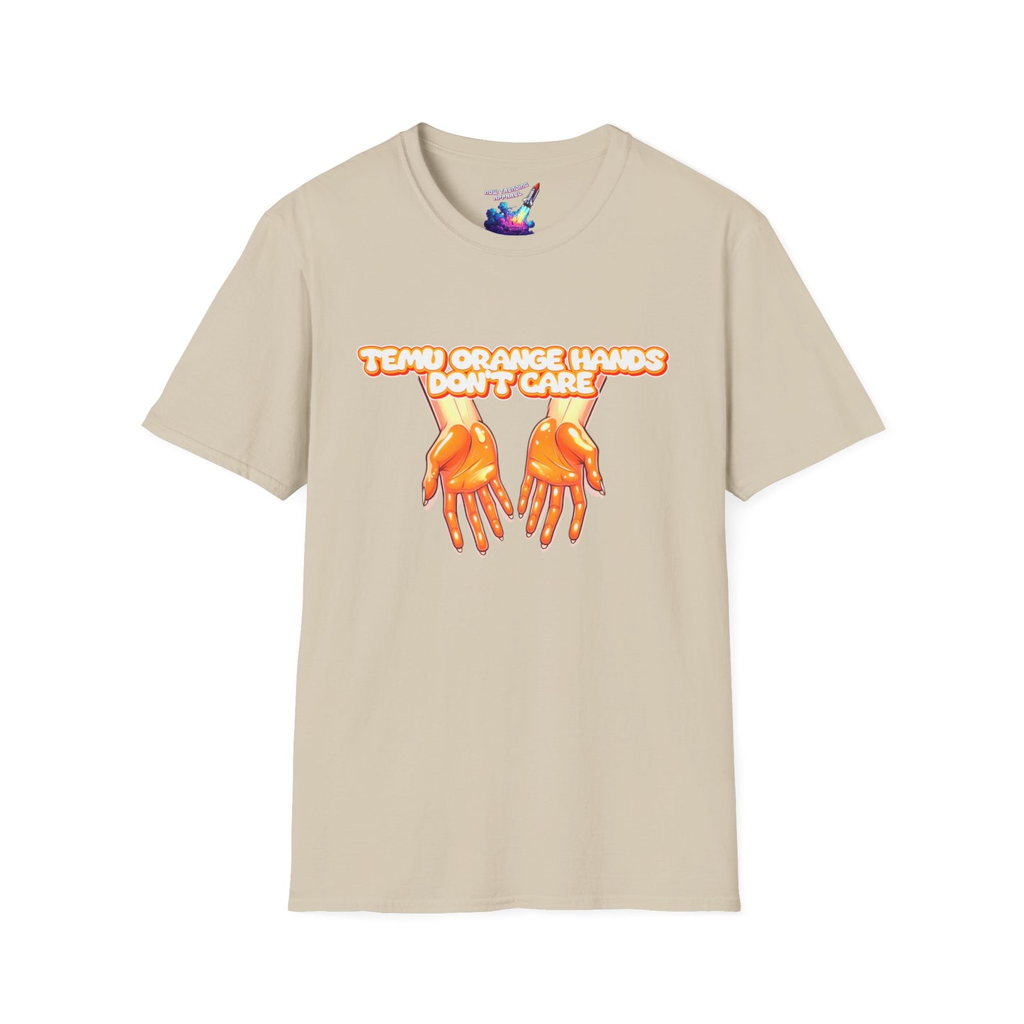 'Temu Orange Hands' Unisex Graphic T-Shirt