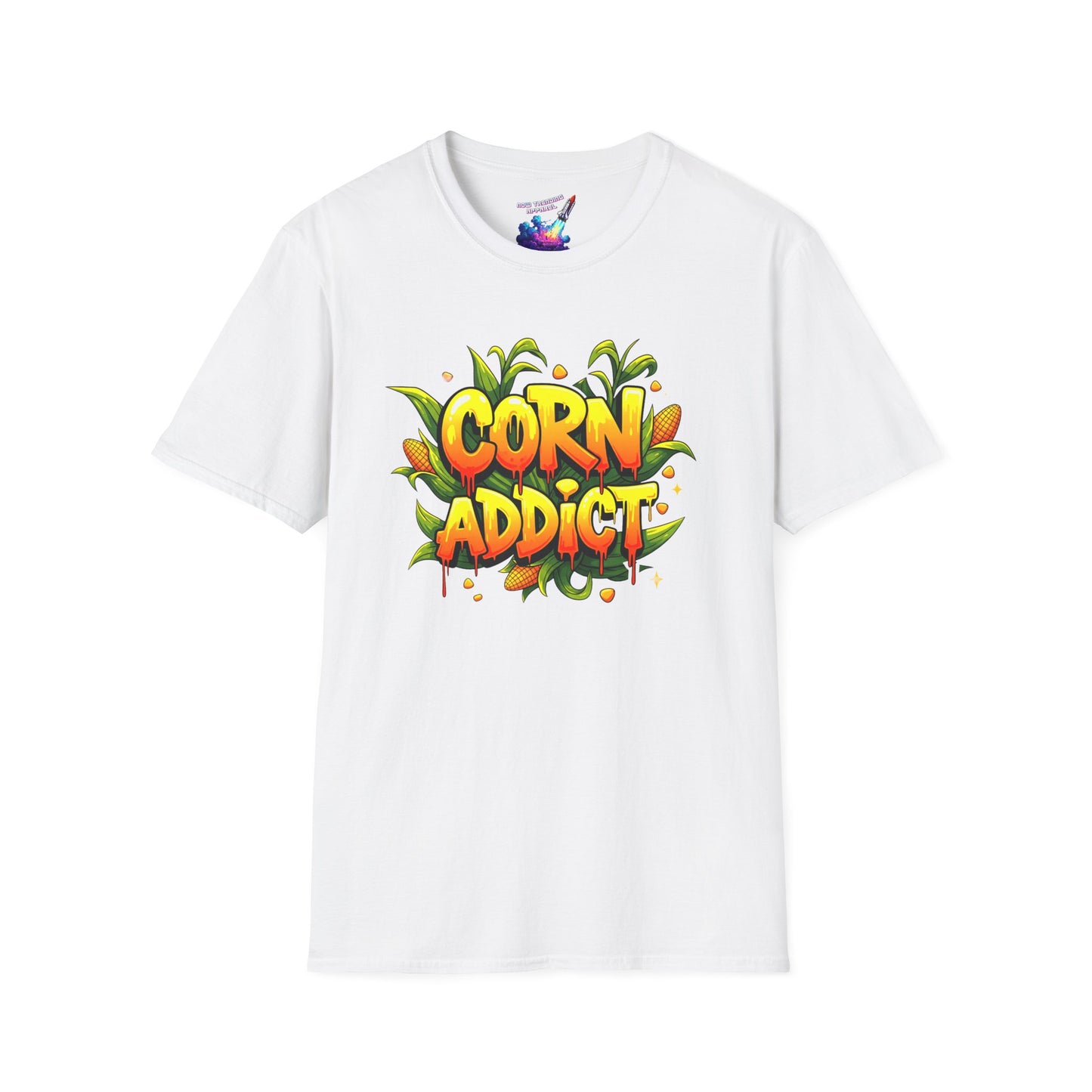 ‘Corn Addict’ Unisex Graphic T-Shirt