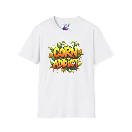 ‘Corn Addict’ Unisex Graphic T-Shirt