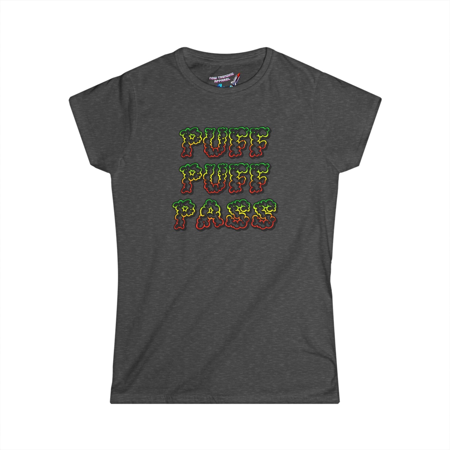 ‘PUFF PUFF PASS’ Women's Graphic T-Shirt