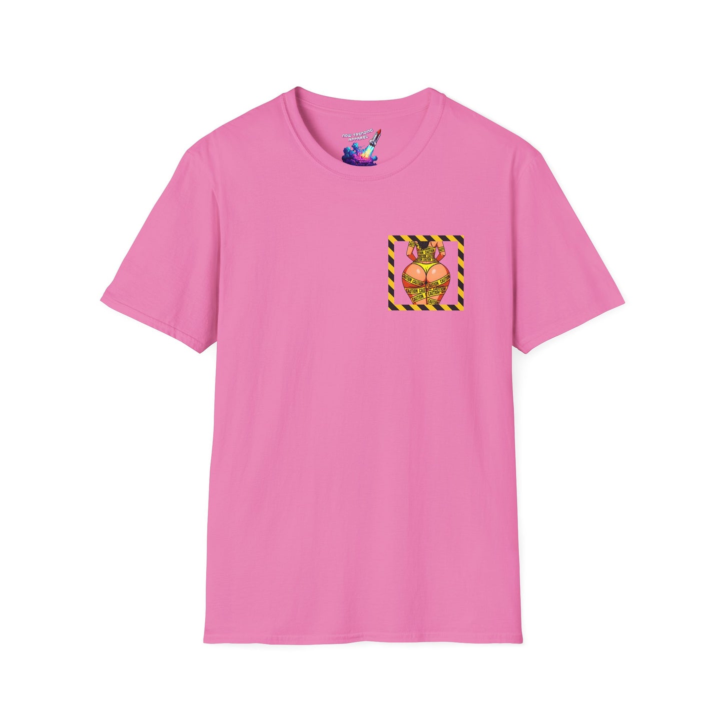 'Be Cautious' Unisex Double-Sided Graphic T-Shirt
