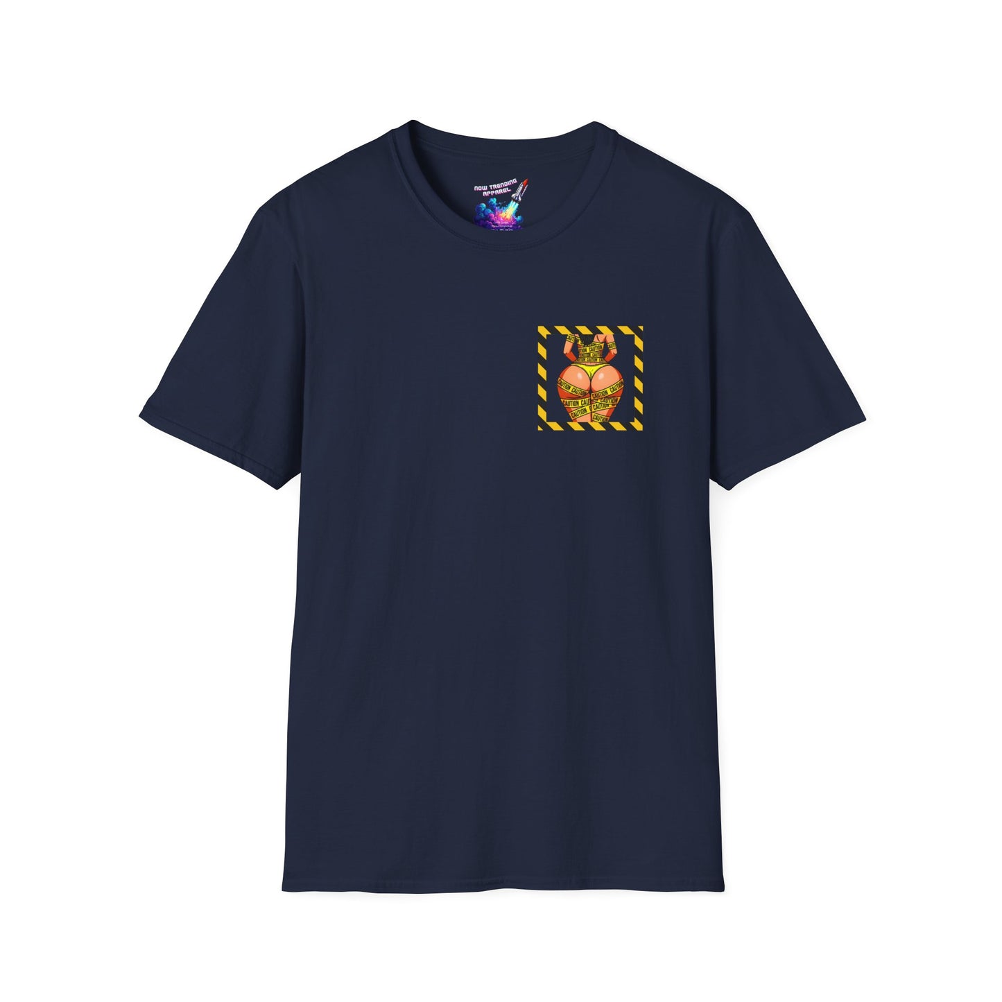 'Be Cautious' Unisex Double-Sided Graphic T-Shirt