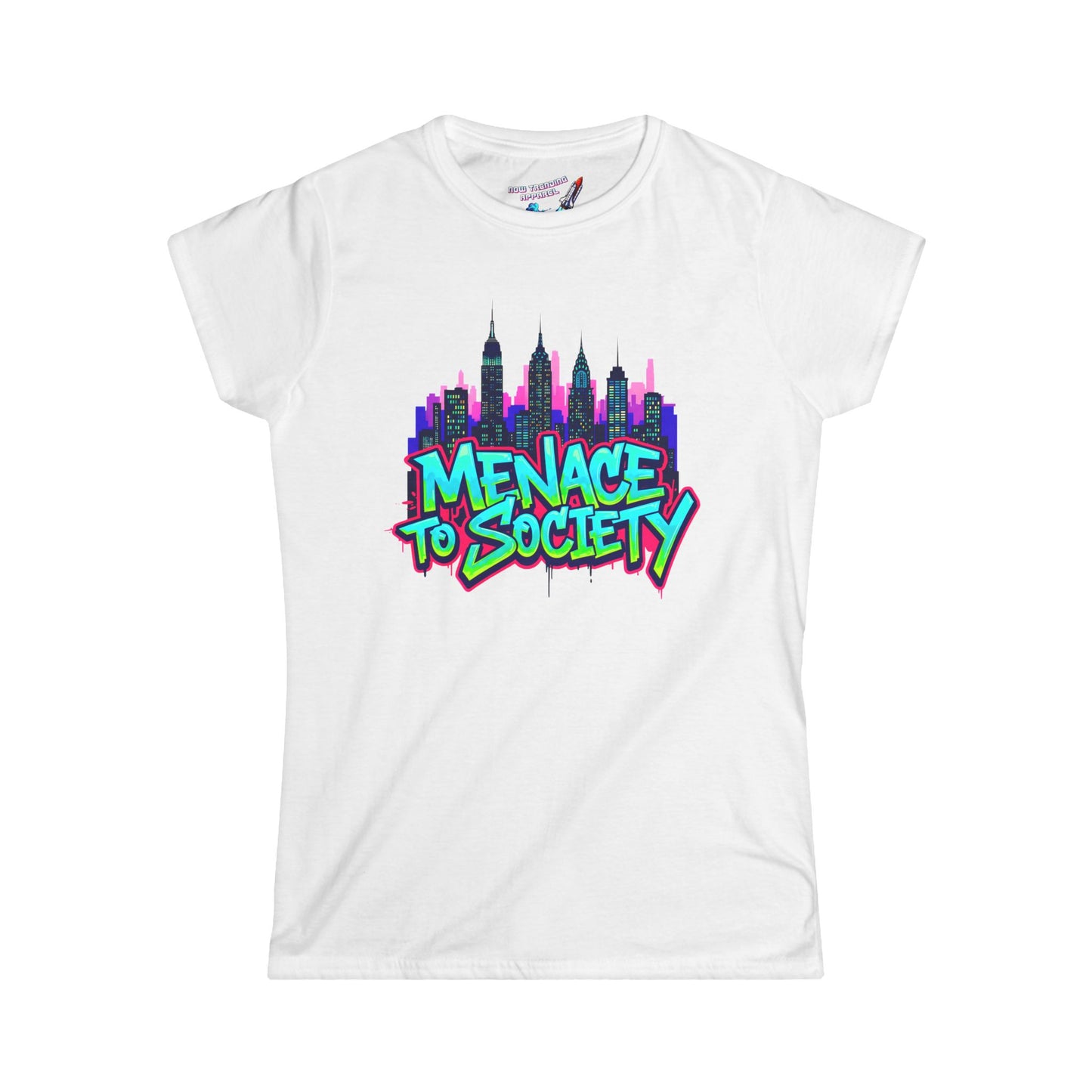 'Menace to Society' Women's Graphic T-Shirt