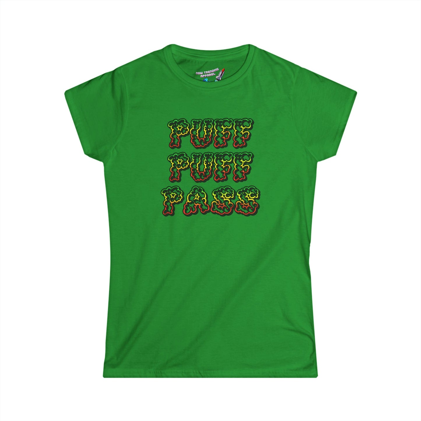 ‘PUFF PUFF PASS’ Women's Graphic T-Shirt