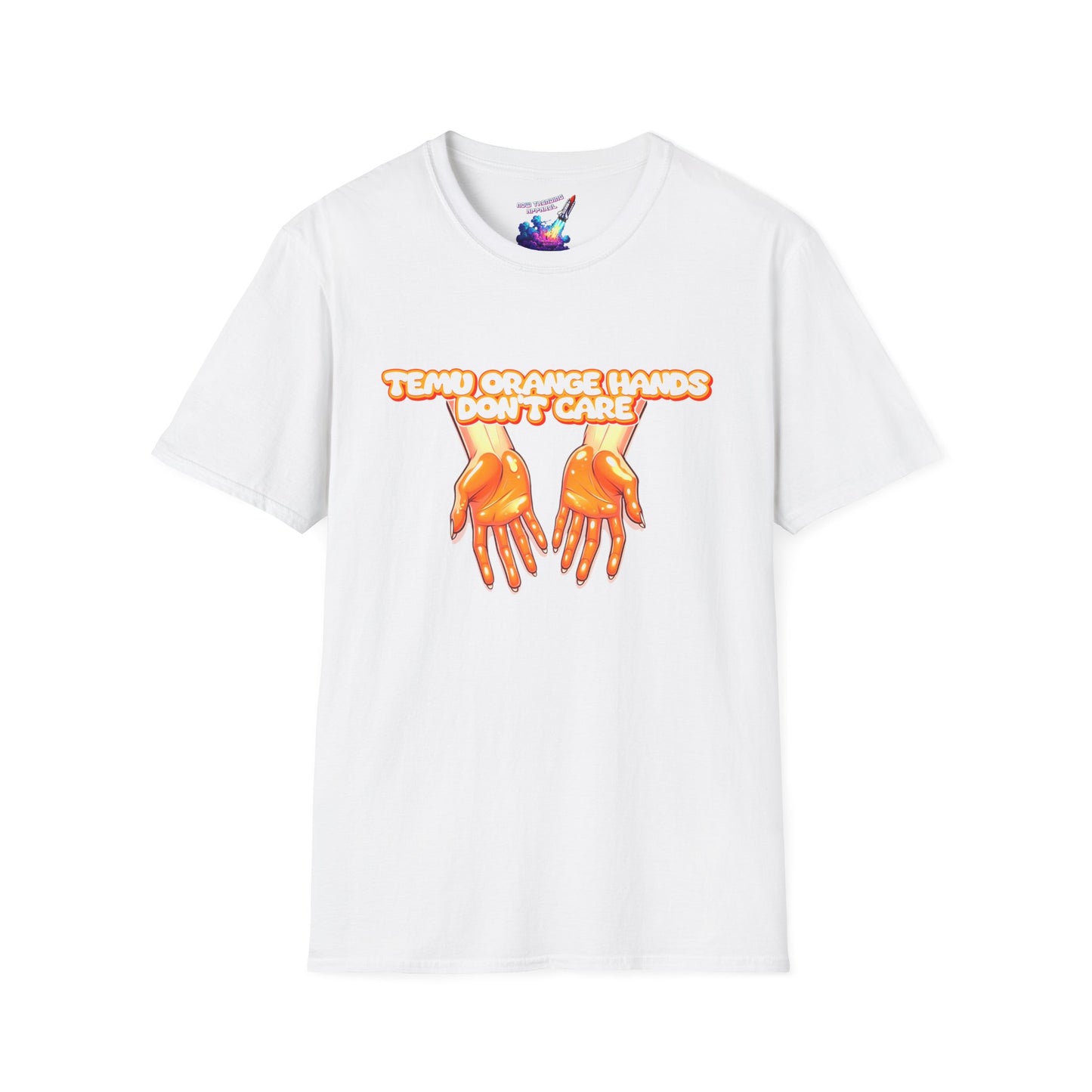 'Temu Orange Hands' Unisex Graphic T-Shirt