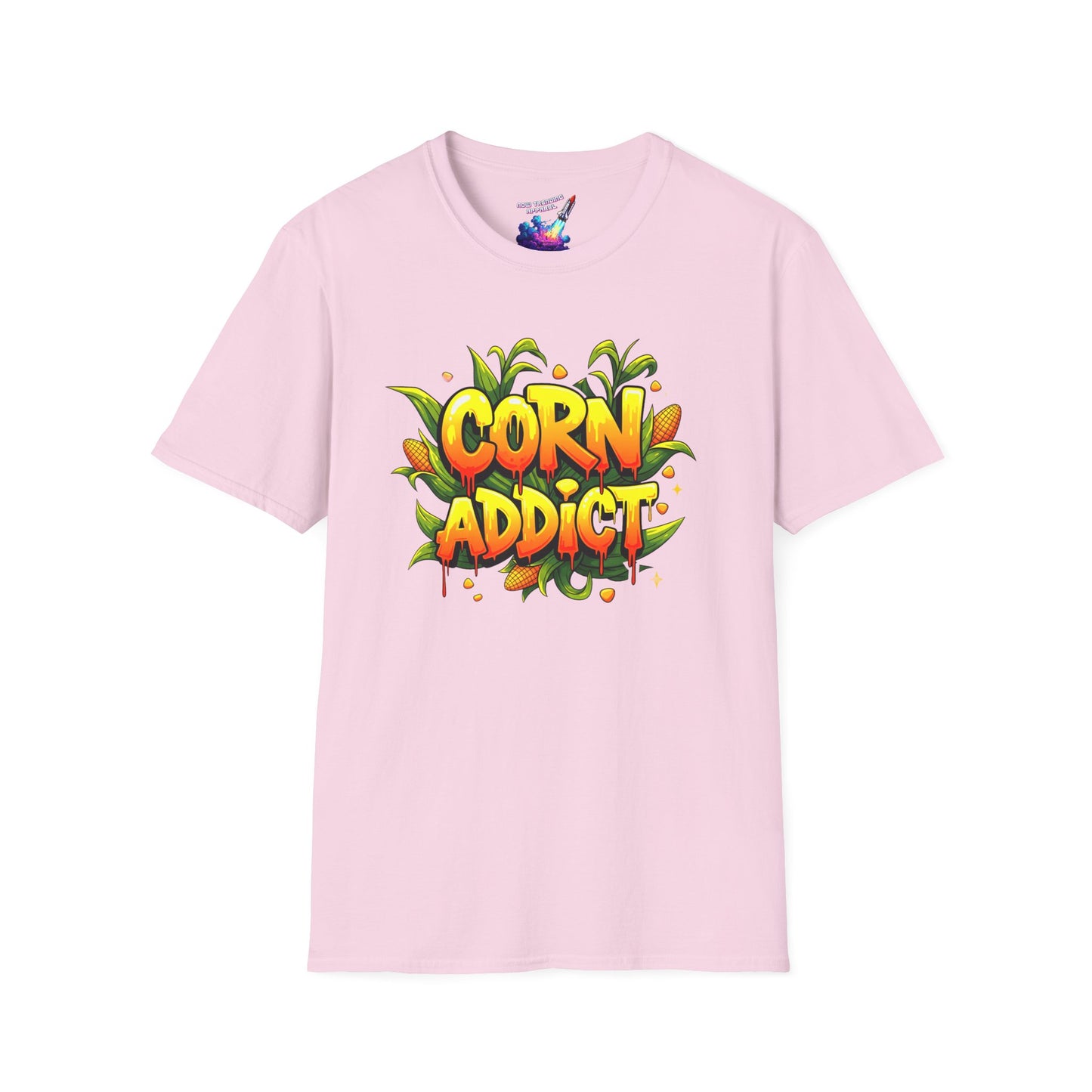 ‘Corn Addict’ Unisex Graphic T-Shirt