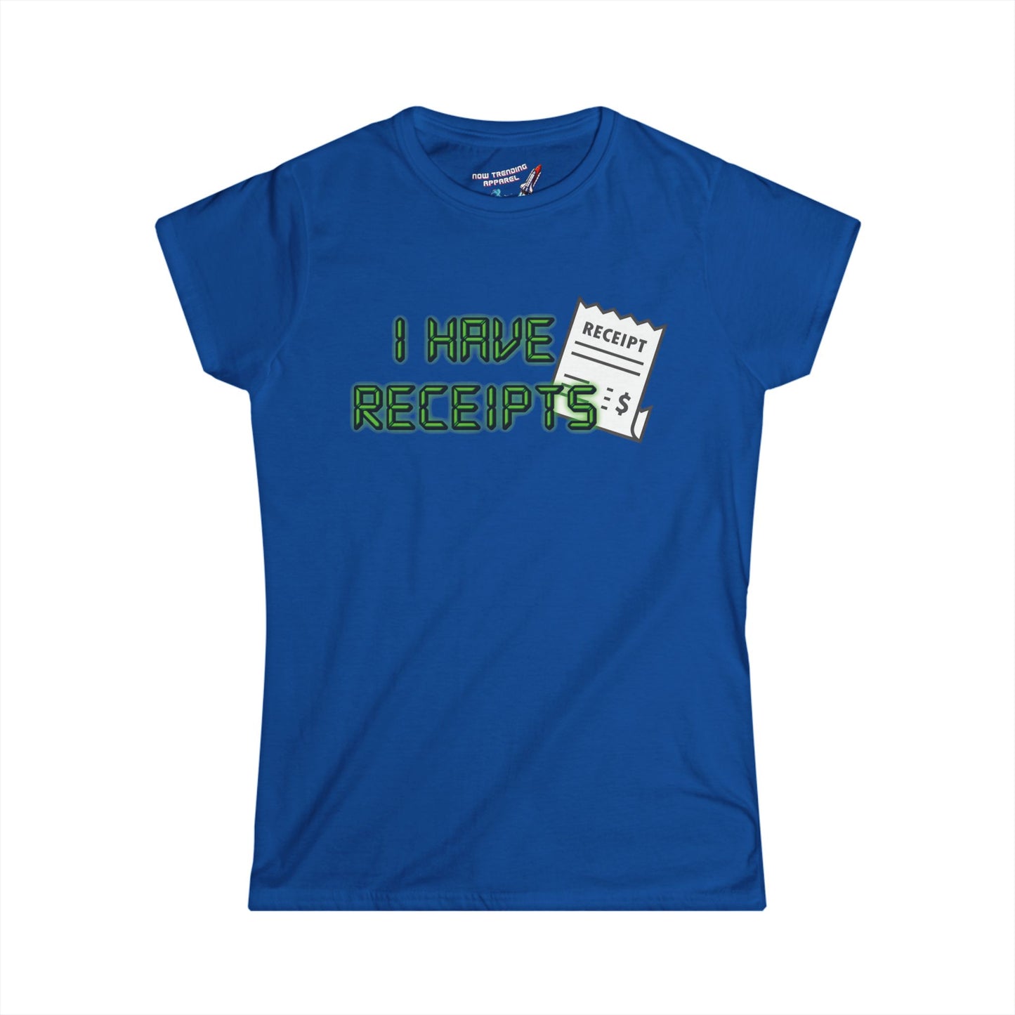 'Receipts' Women's Graphic T-Shirt