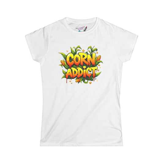 ‘Corn Addict’ Women's Graphic T-Shirt